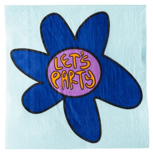 Servilleta Birthday Flores C/16