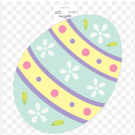 Figura Recortable De Pascua C/1