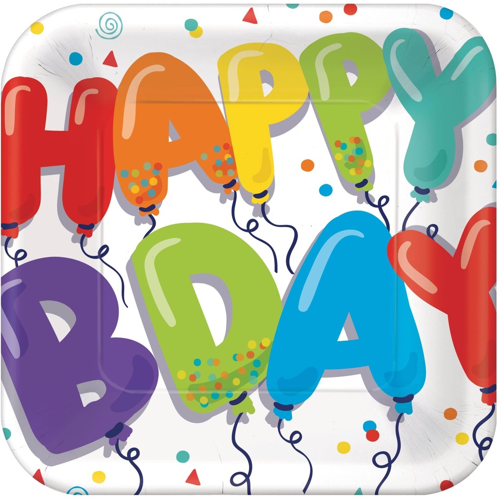 Plato 7" Balloon Birthday  C/18
