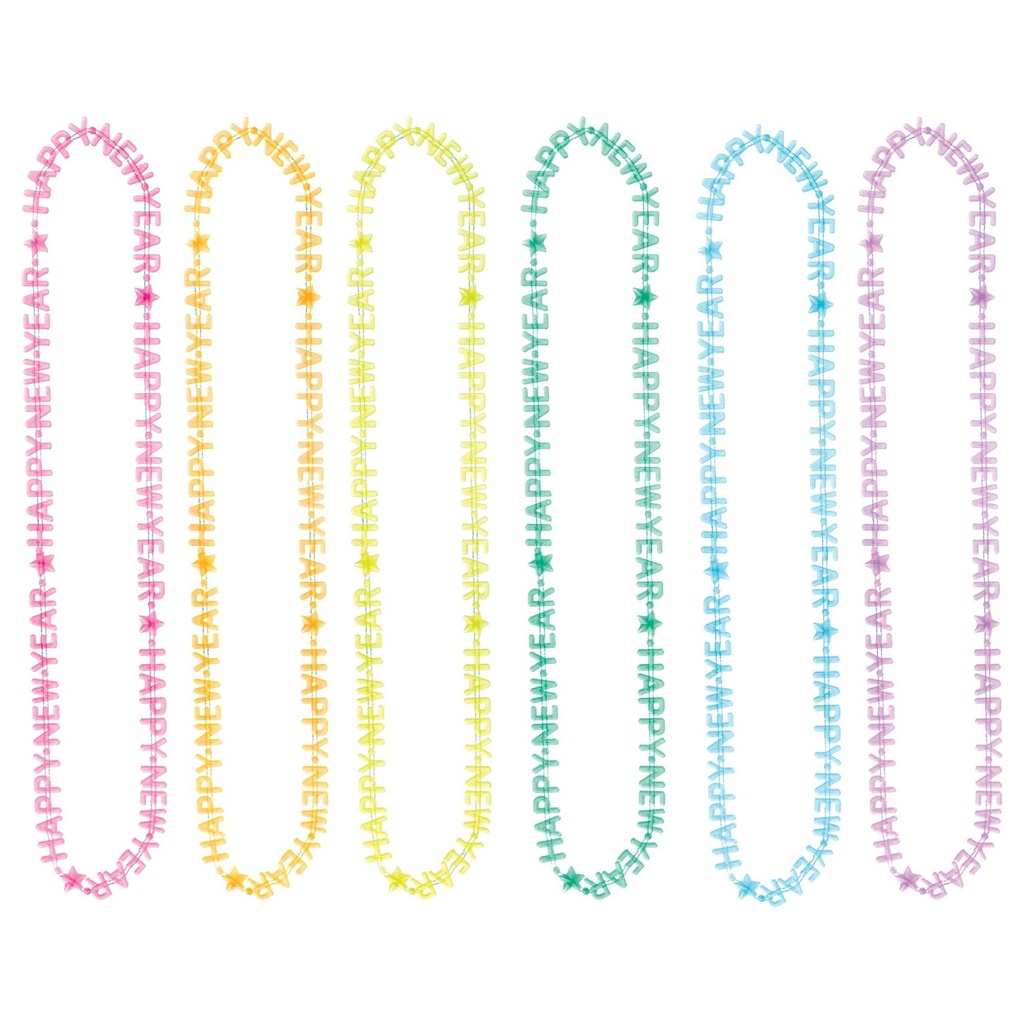 Collares Happy New Year Neon C/6