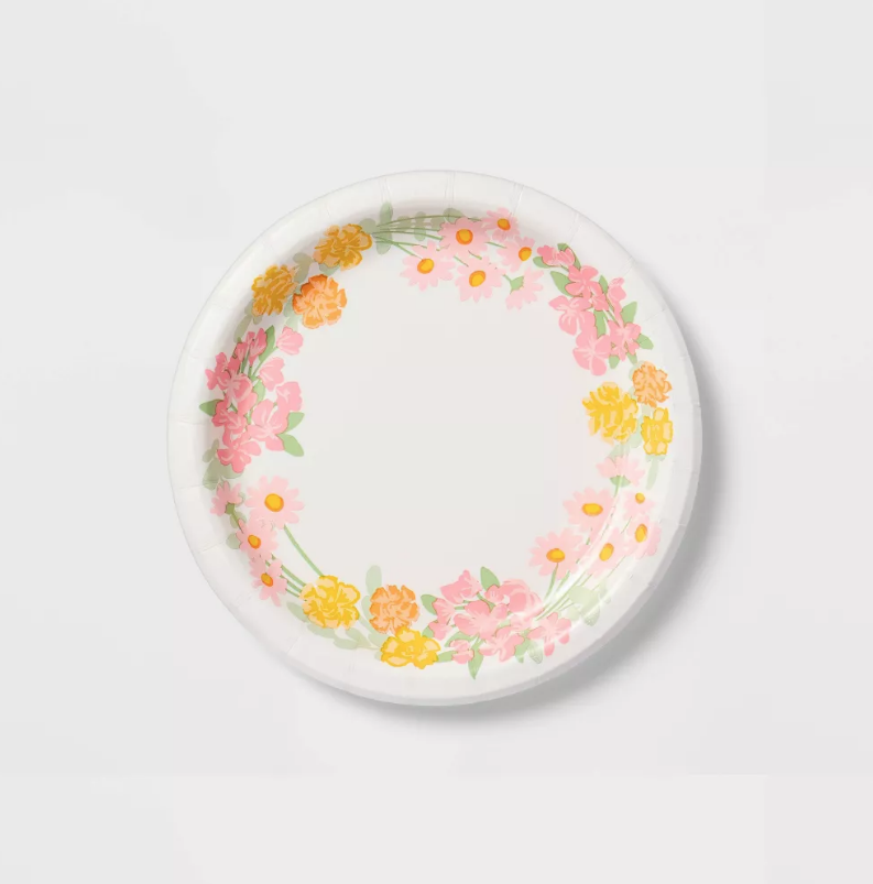 Plato 7" Floral C/20