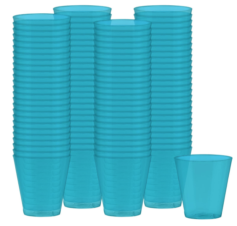 Vaso Shot 2oz Turquesa C/100
