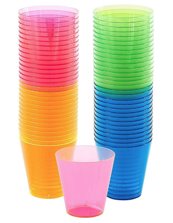 Vaso Shot 2oz Neon  C/100
