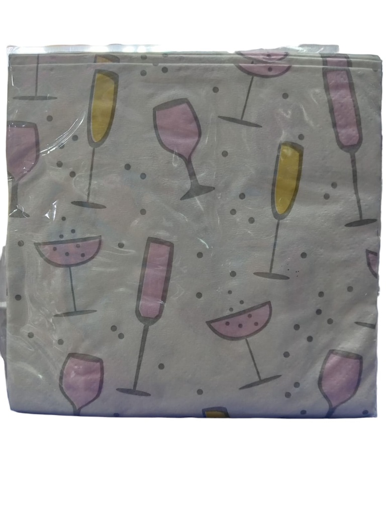 Servilleta CH Cocktail Glass C/20