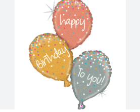 Globo 32"Happy Birthday C/1