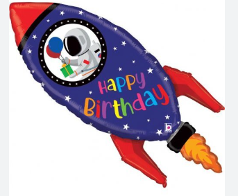 Globo Figura 36" Nave Espacial C/1