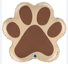 Globo 9" Huellita C/1