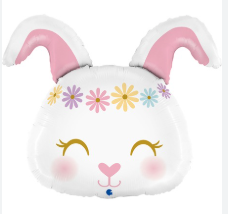 Globo 9" Conejito Rosa C/1