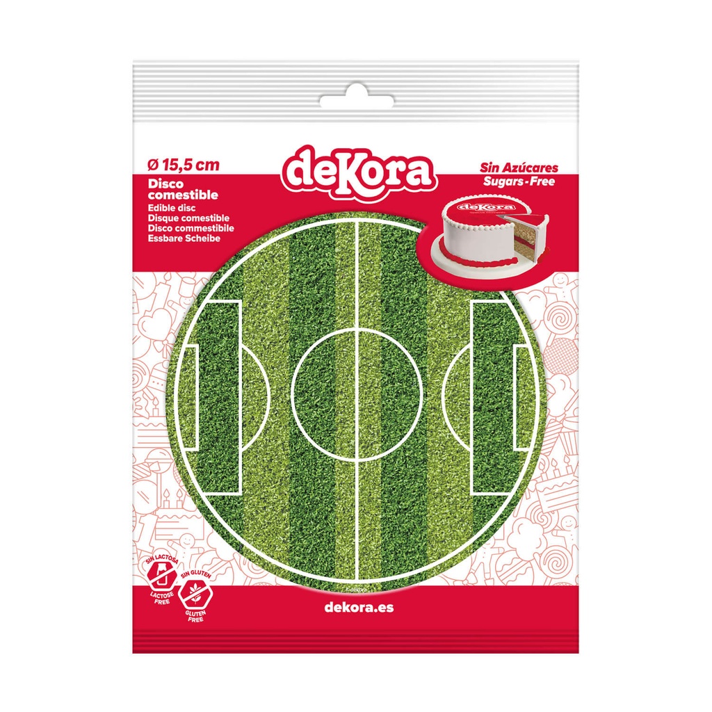 Disco Comestible Tarta Campo  C/1