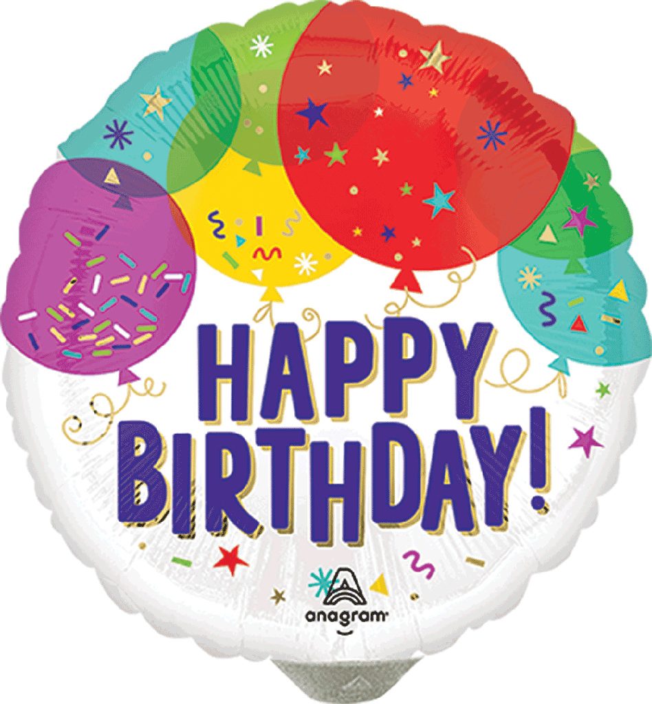 Globo 9" HBD Ballons C/1