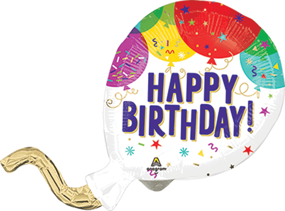 Globo 9" Bday Ballons C/1