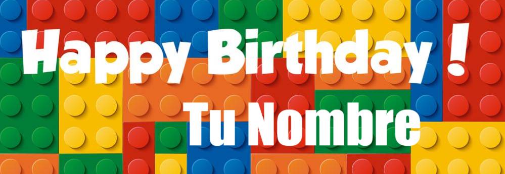 Banner HBD Block Party Personalizable