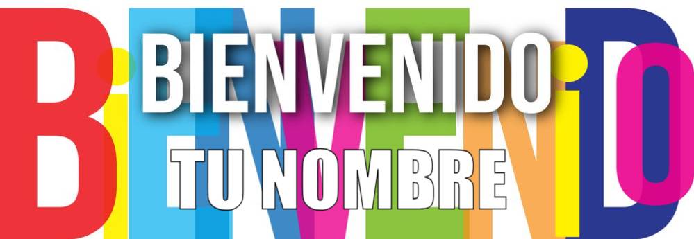 Banner Bienvenido Personalizable