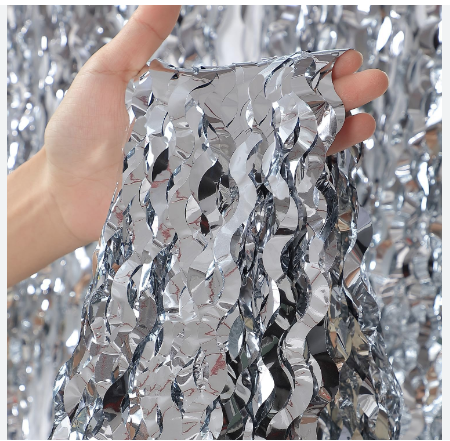 Cortina Plata Metalica Ondulada C/1