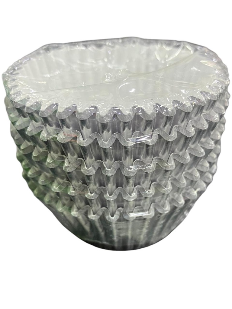 Capacillos Foil Plata C/100
