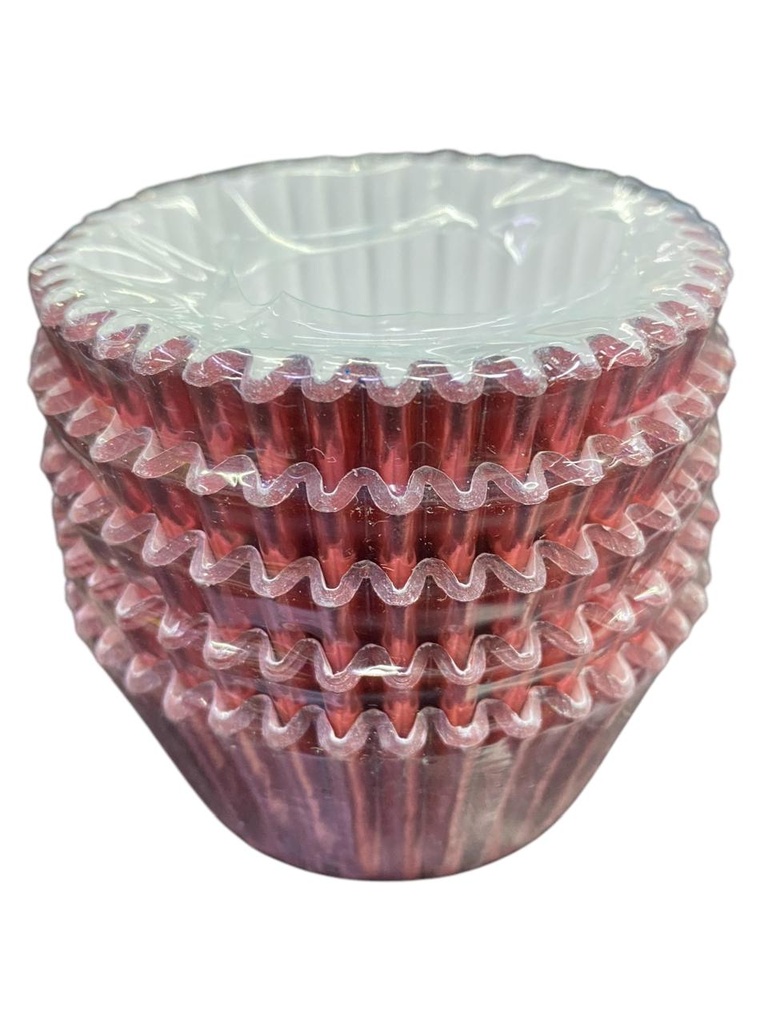 Capacillos Foil Oro Rosa C/100