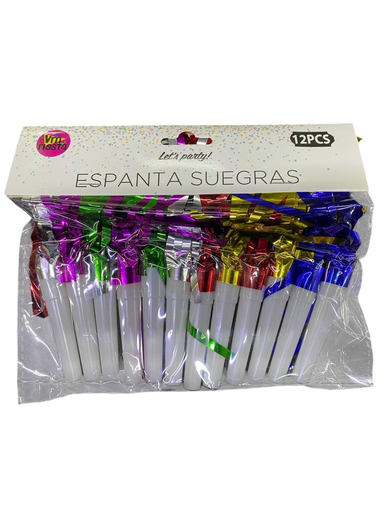 Silbato Colores Mechon C/12