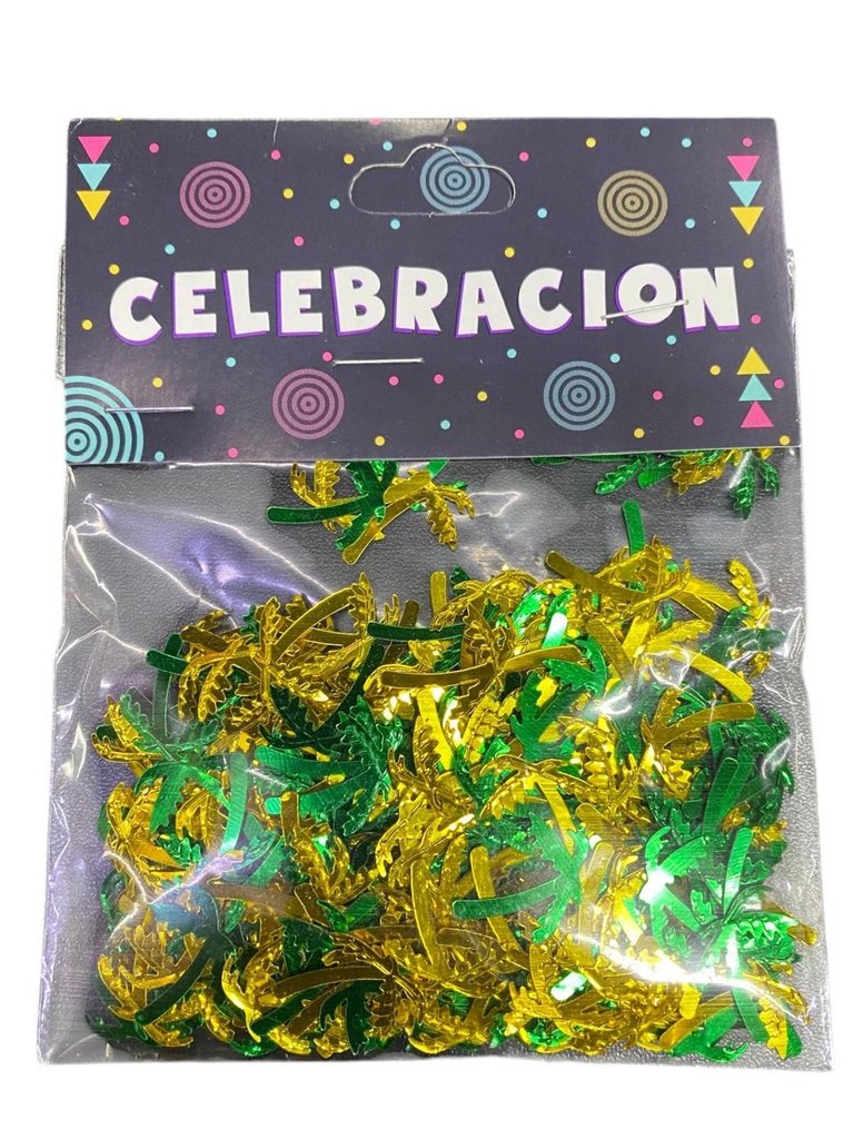 Confetti Metalico Palmera C/1