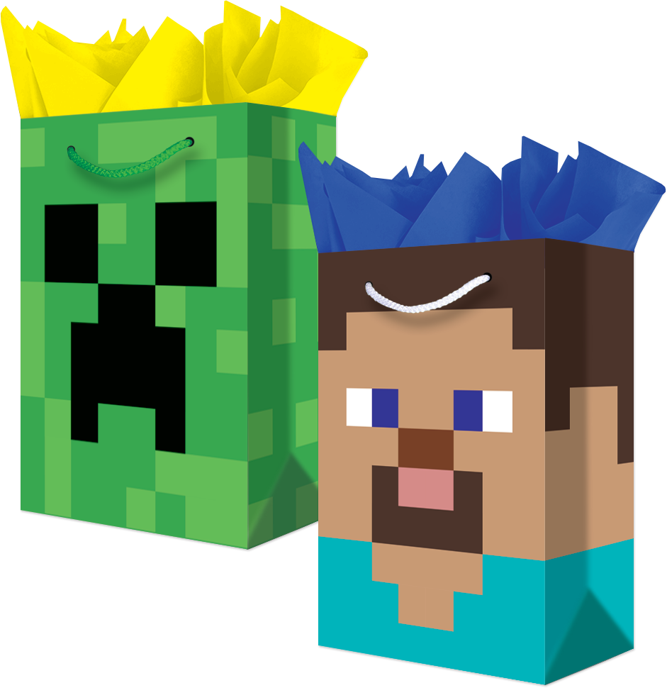 Bolsa para Regalo Minecraft  C/1