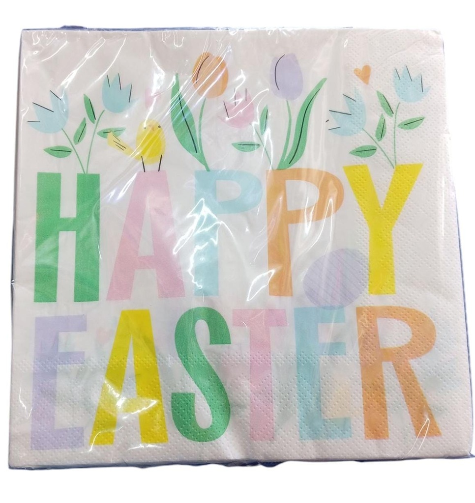 Servilleta Happy Easter C/16