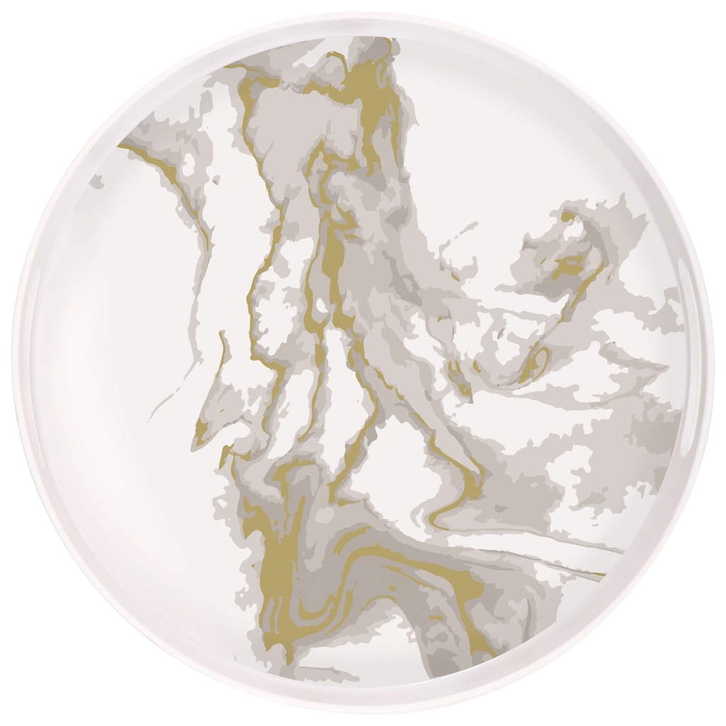 Bowl Gold Marble C/1