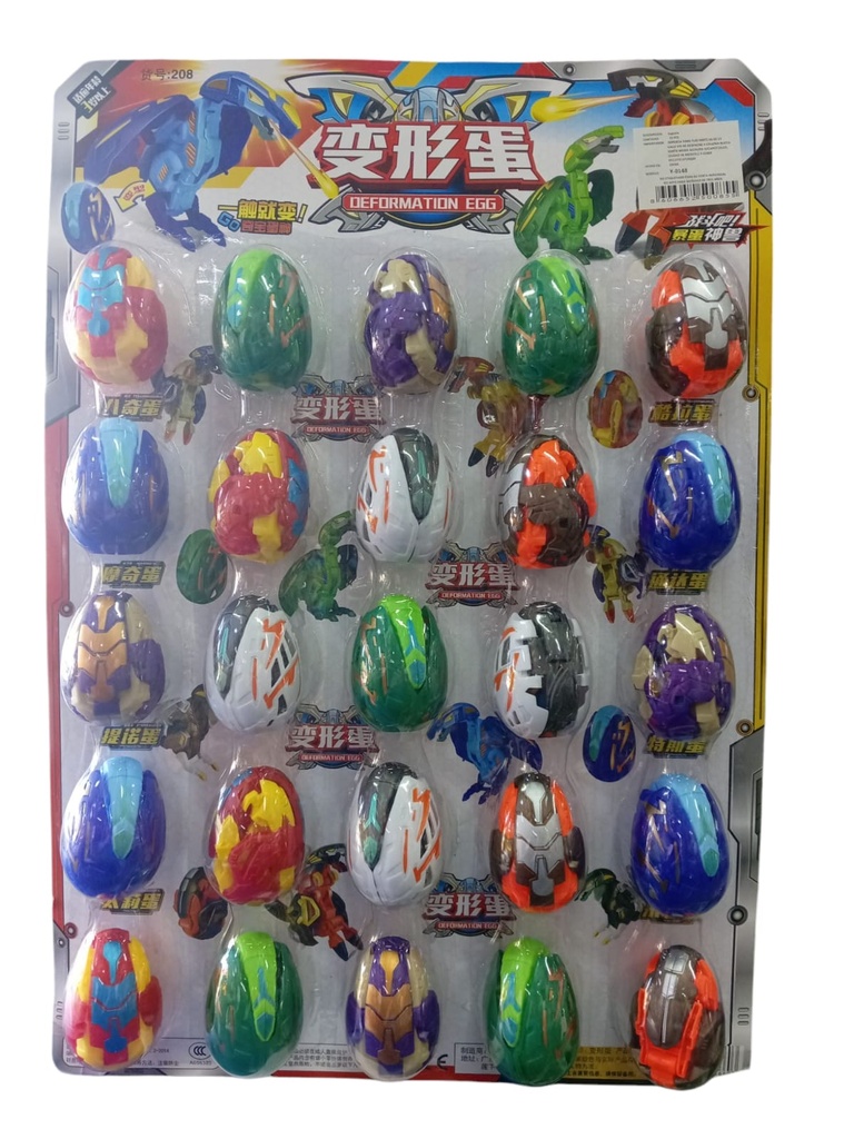 Huevo Dino Transf C/25