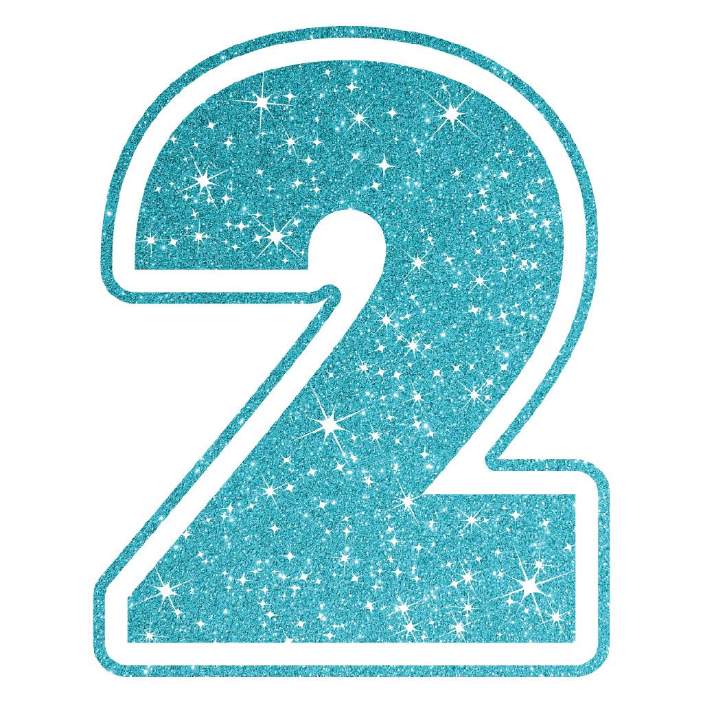 Figura de Plastico Ch Numero 2 Azul C/1