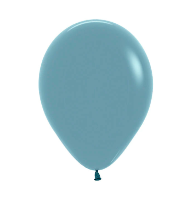 Globo 12" Latex Pastel Duck Azul C/1