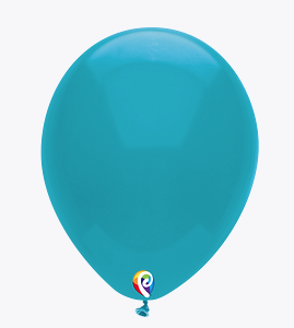 Bolsa De Globos 12" Turquesa Liso C/50