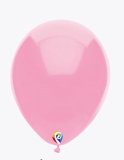 Bolsa De Globos 12" Rosa Bebe Liso C/50
