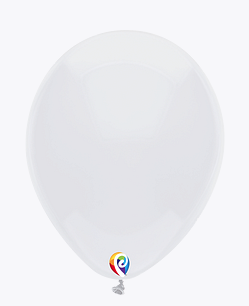 Bolsa De Globos 12" Blanco Liso C/50