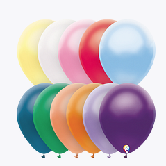 Bolsa De Globos 12" Surtido Perla Liso C/50