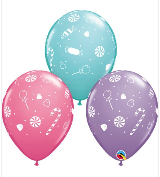 Globo 12" Dulces y Confeti C/1