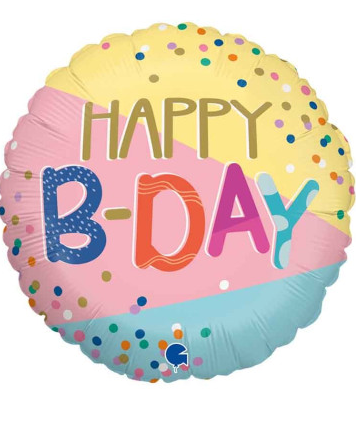 Globo 18" Funky Dots B-Day