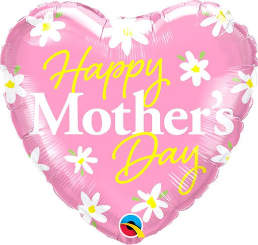 Globo 18" Corazon Happy Mothers Day C/1