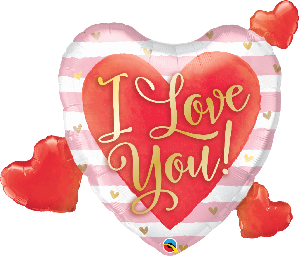 Globo 36" Corazon I Love You C/1