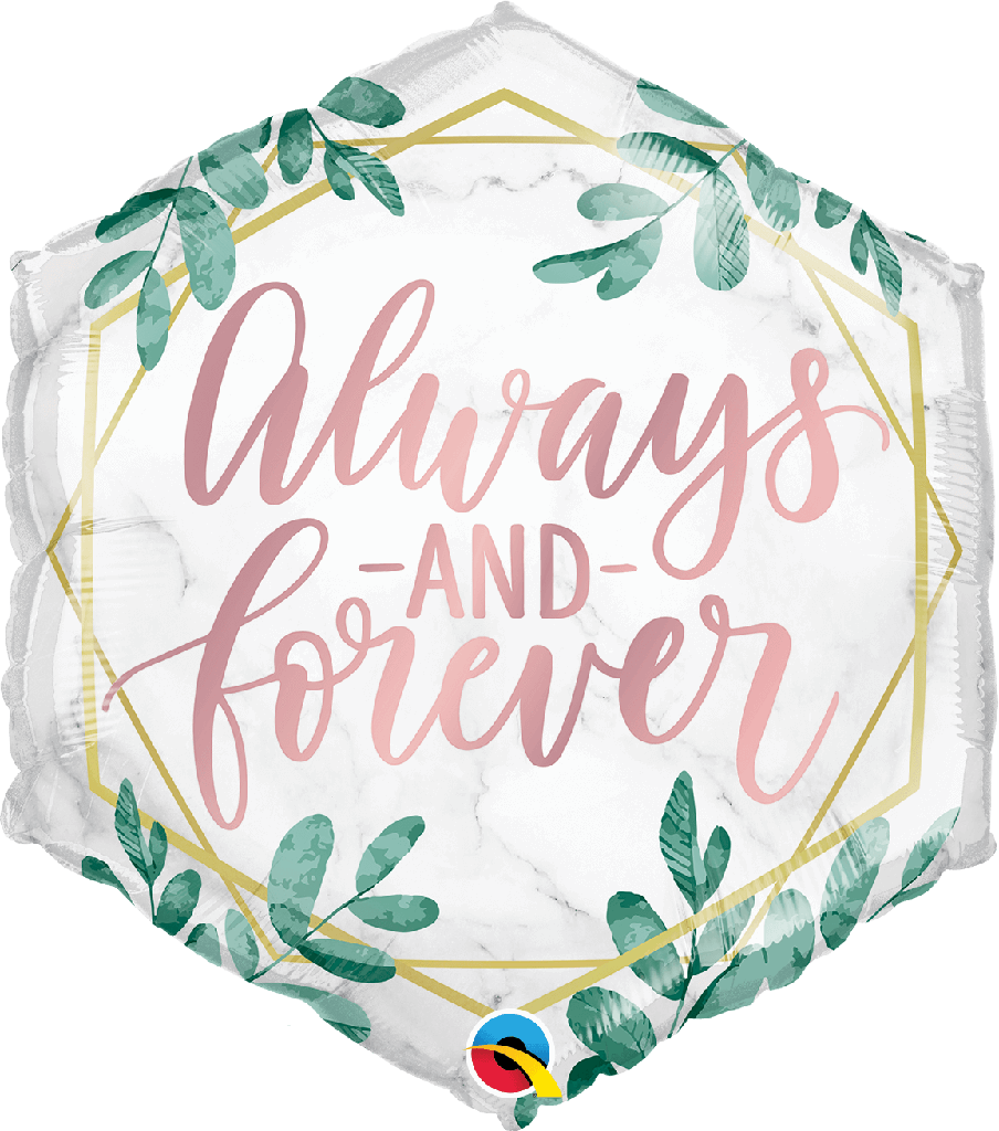 Globo 18" Siempre y Para Siempre C/1