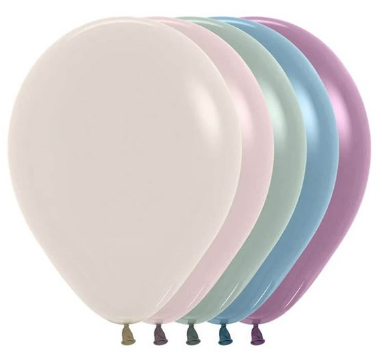 Globo 12" Latex Pastel Dusk Surtido C/1
