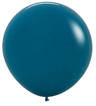 Globo 24" Latex Fashion Turquesa Profundo C/1