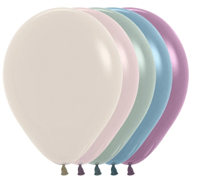 Globo 5" Pastel Dusk Surtido C/1