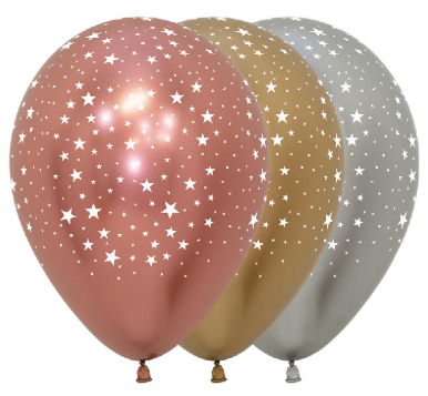 Globo 5" Infinity Estrellas C/1