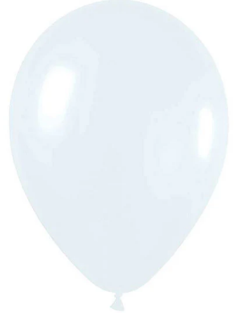 Globo 5" Latex Fashion Blanco C/1