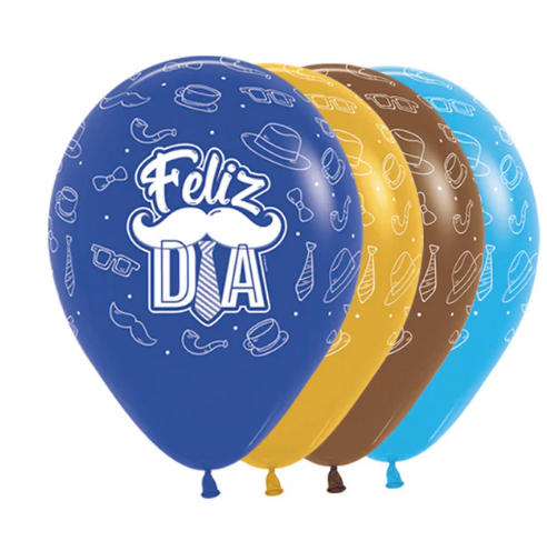 Globo 12" Feliz Dia Papa C/1
