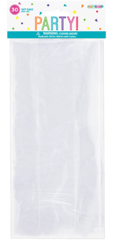 Bolsa Celofan Transparemte C/30