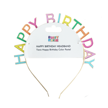 Tiara Happy Birthday Color Pastel C/1