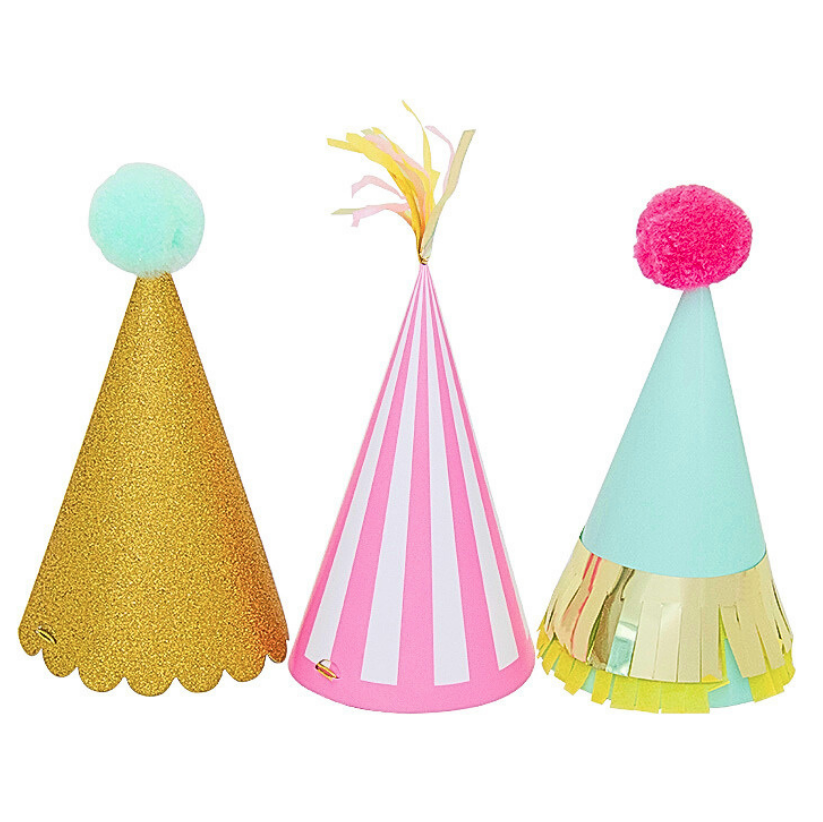 Gorritos de Papel Premium  C/3