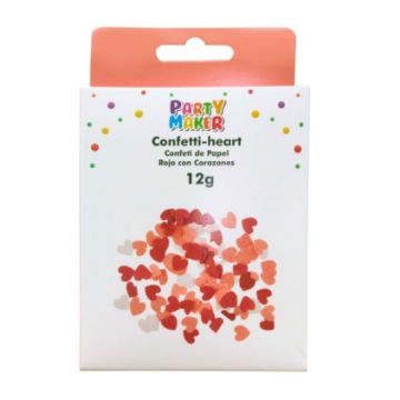 Confetti Corazones Rojo 12g