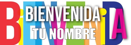 Banner Bienvenida Personalizable